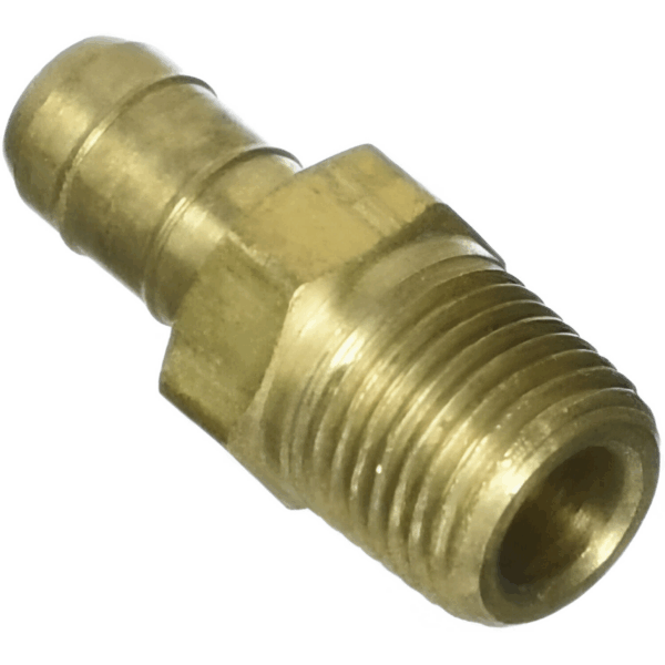Nerovy 1/4" Hose Barb Fitting with 1/8" NPT Thread – Brass Connector Adapter